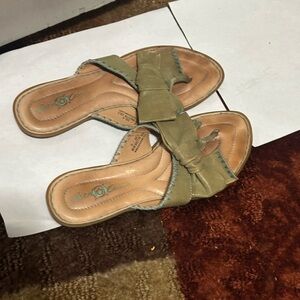 Olive Green Women Sandals